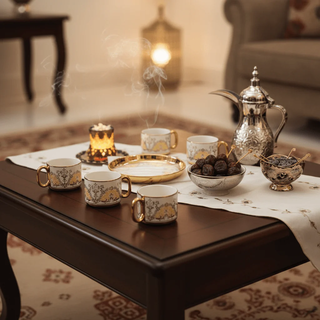 12PCS Luxury Ceramic Cup & Saucer Set 12 – 6 Cups & 6 Saucers 130ml | Gold Floral Design - Image 3