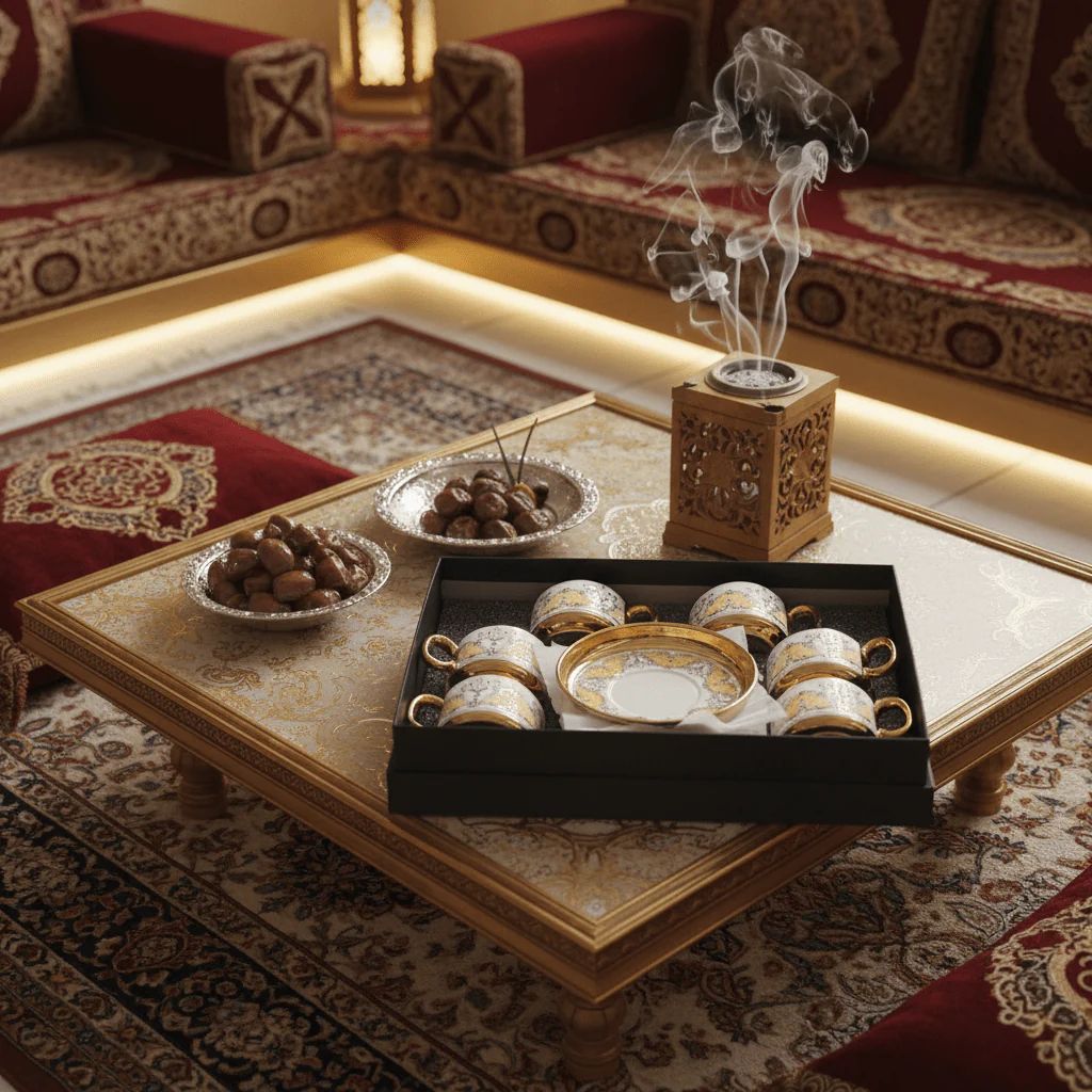 12PCS Luxury Ceramic Cup & Saucer Set 12 – 6 Cups & 6 Saucers 130ml | Gold Floral Design - Image 4