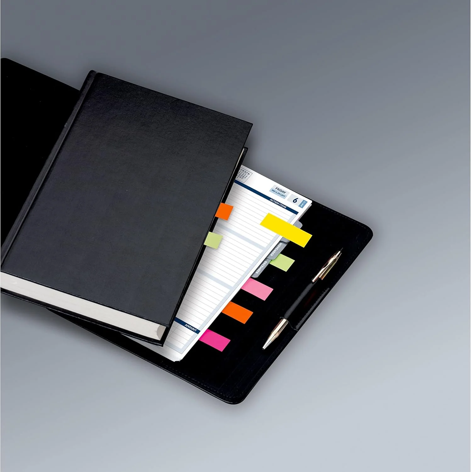 Post-it Page Markers 0.5 x 1.75 in (12.7 x 44.4 mm) Assorted colors, 5 colors/pack | Mark, Highlight, Color Code | No damage | Page Markers | Book Tabs | Small Sticky Notes - Image 3