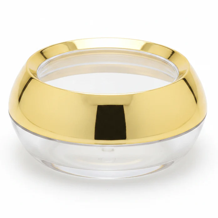 Acrylic Gold Saffron Box – 6cm / 8cm