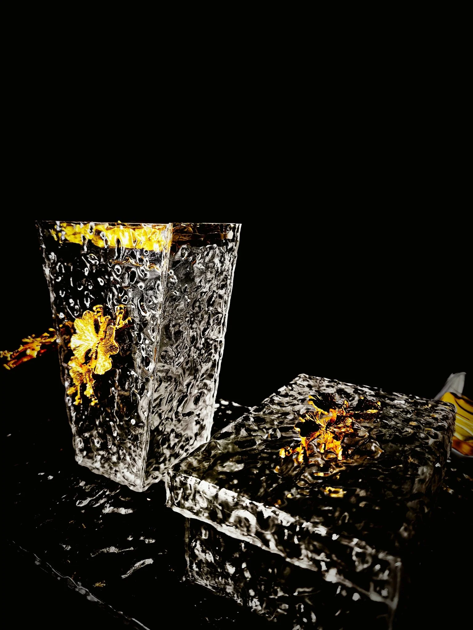 Acrylic Incense Burner With Tray Set 1121 - Image 2