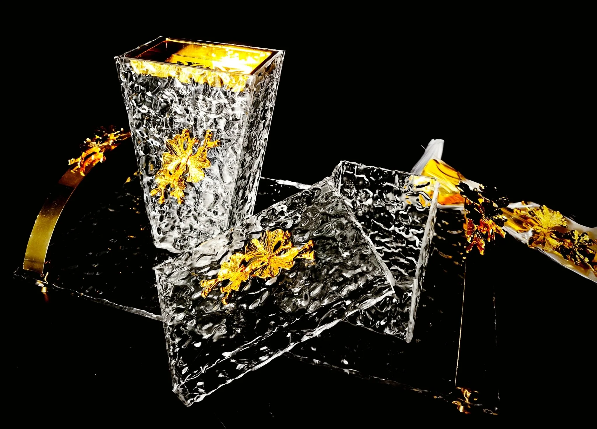 Acrylic Incense Burner With Tray Set 1121 - Image 3