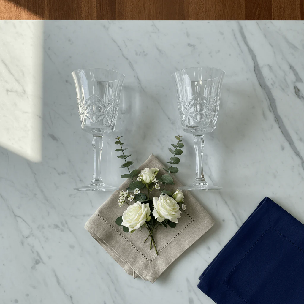 Acrylic Crystal-Cut Footed Stem Glass 250ml — Elegant Dining & Gifting - Image 2