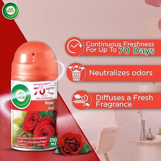 Air Wick Freshener Freshmatic Gadget, Midnight Rose - Image 5