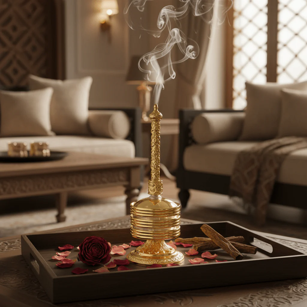 AKDC 100ml gold rose water bottle glass and metal luxury decorative container arabic style gift item - Image 2