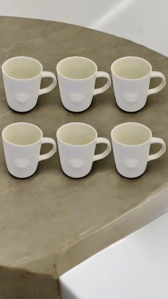 AKDC 400ML Mug Blank Plain White Large Handle Coffee Mug (Pack Of 6) - Image 2
