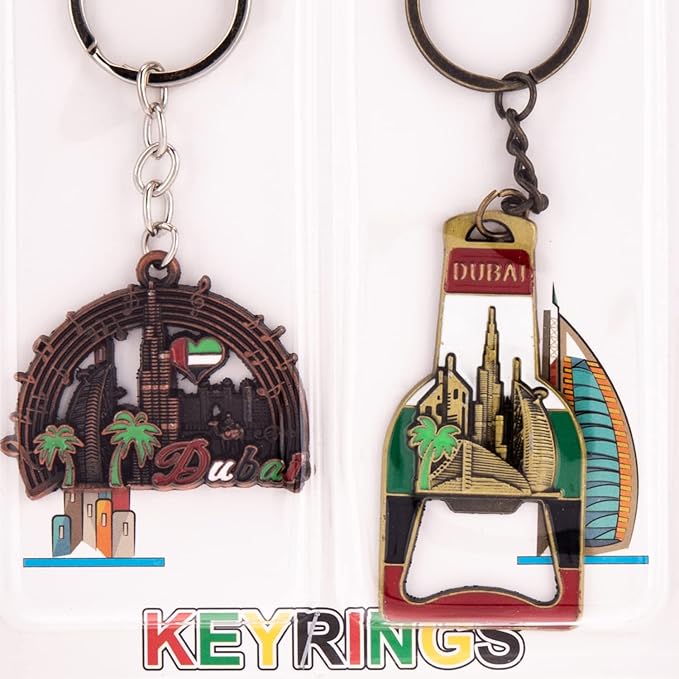 AKDC 4Pcs Dubai multiple disigns and keychains Assorted - Image 3