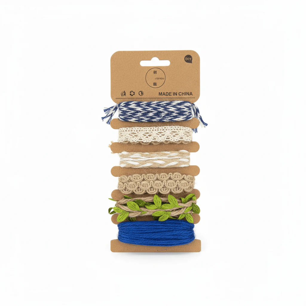 AKDC 6pcs Decorative Jute Rope for Craft Works