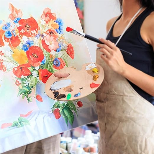 AKDC Artist Canvas Board – White | 30*30 cm - Image 3