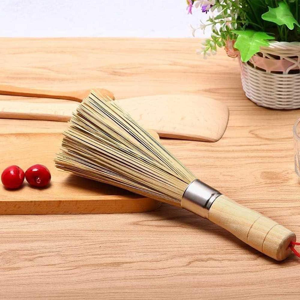 AKDC Bamboo Wok Brush/Pot Cleaner 28cm