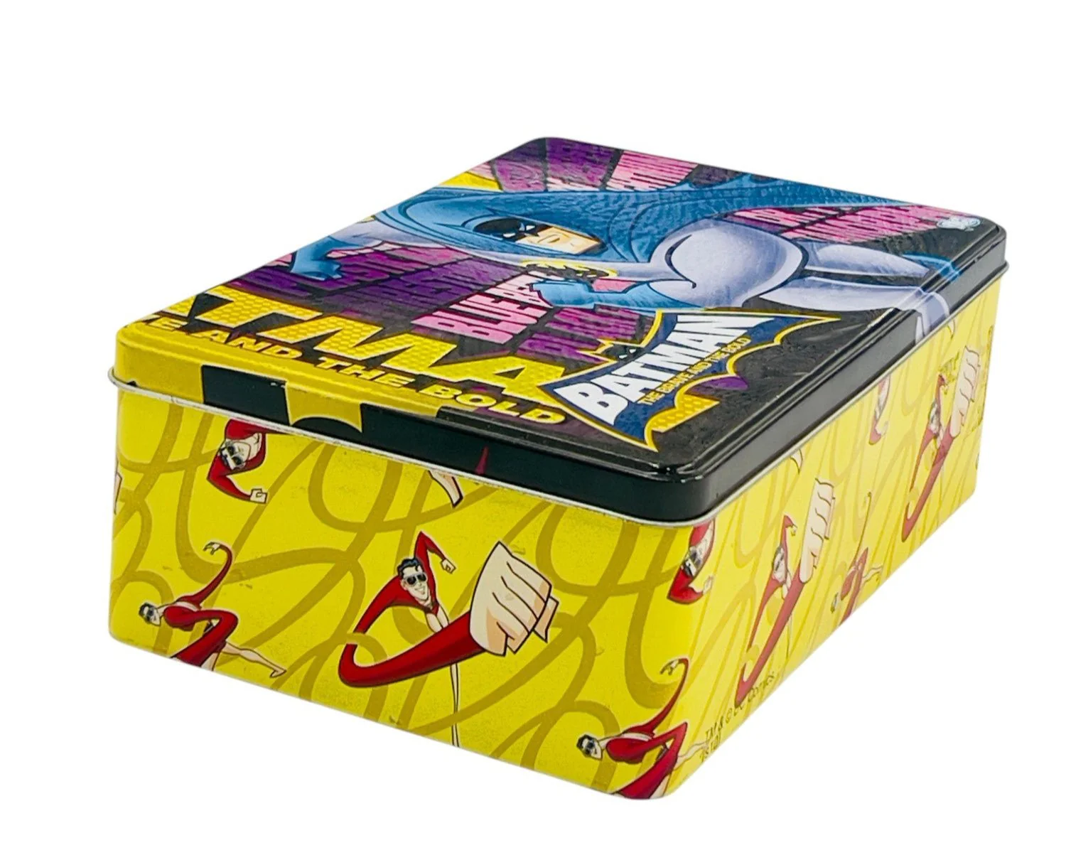 AKDC Batman Metal Canister 20cm*13cm*7.5cm, Yellow- W09802 - Image 2