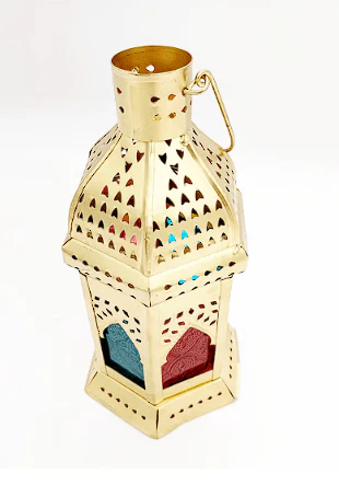 AKDCÂ Candle Holder Lantern | For Home Decor in Eid, Ramadan, Wedding | Living Room, Bedroom, Indoor, Outdoor Decoration | Islamic 22cm - Image 3
