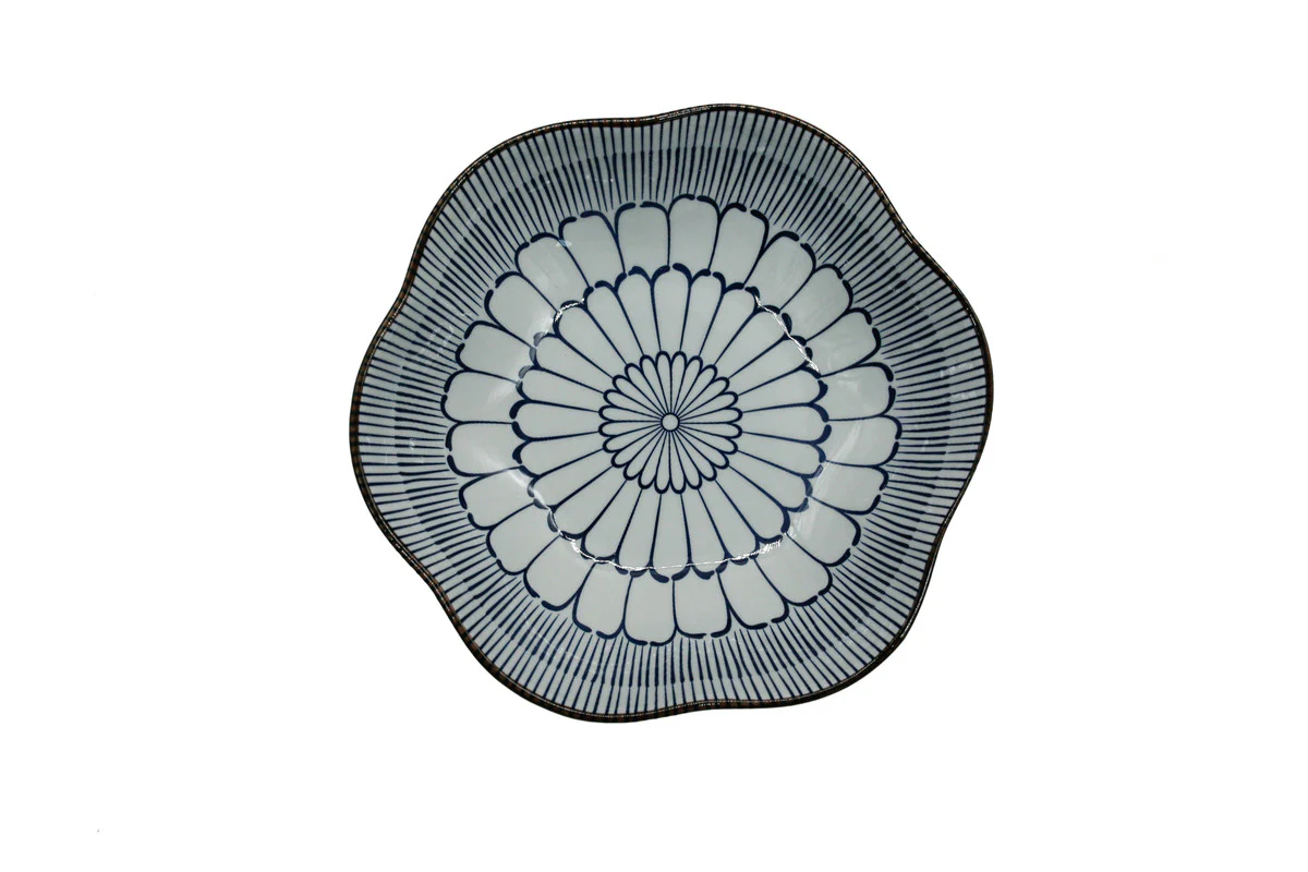 AKDC-Ceramic Bowl 8Cm Floral Edge - Image 2