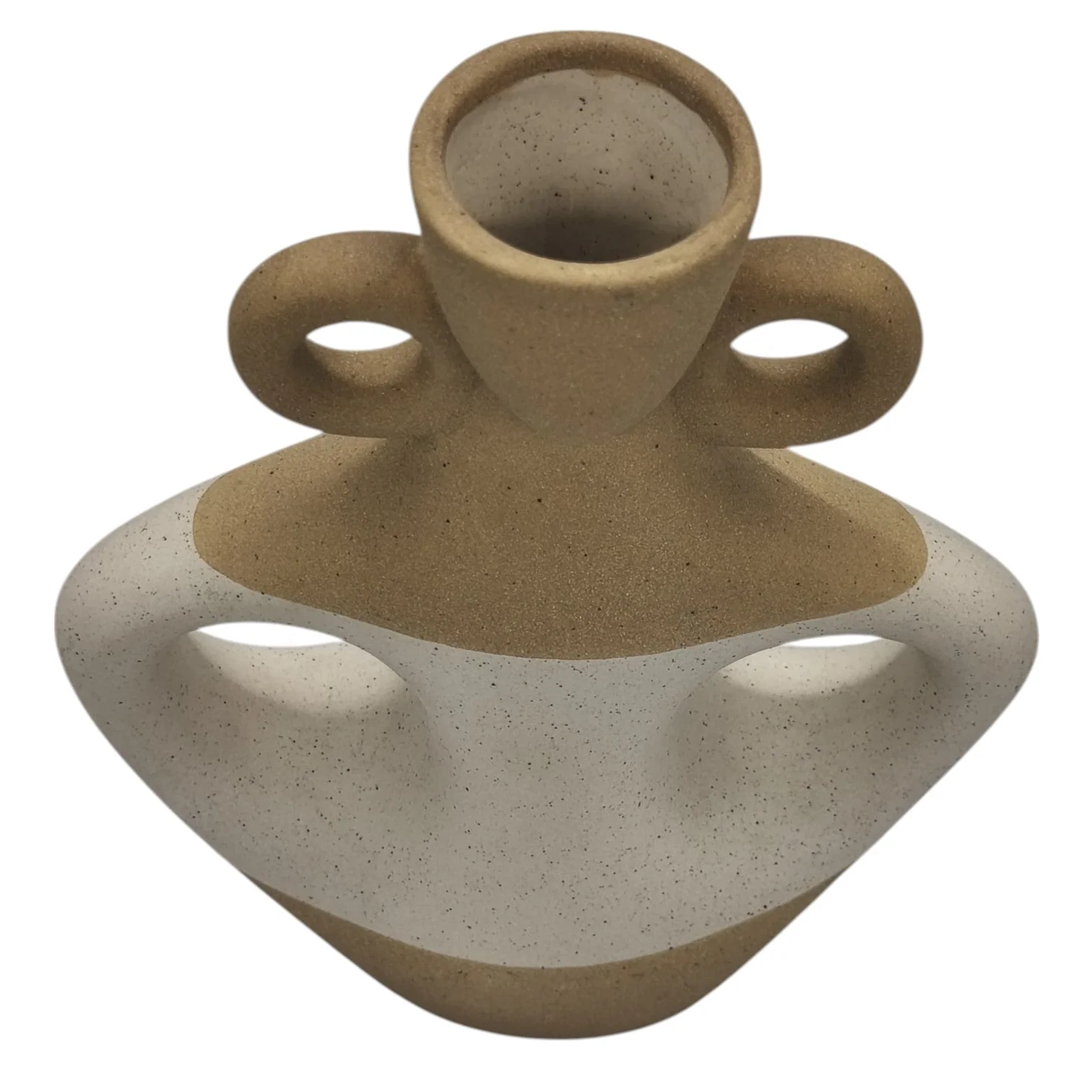 AKDC Ceramic Flower Vase for Entryway Living Room Bedroom Dining Table Centerpiece Office Home Décor-23cmX5cm - Image 3