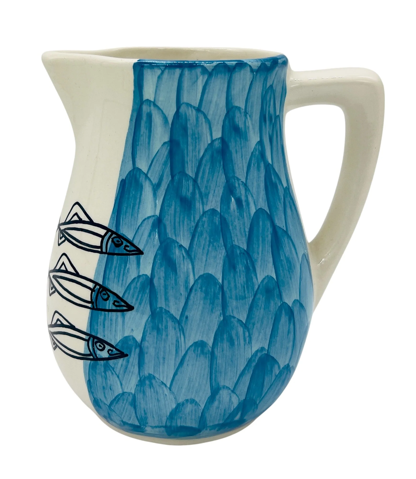 AKDC Ceramic Jug 15cm*17cm, Sardine Blue