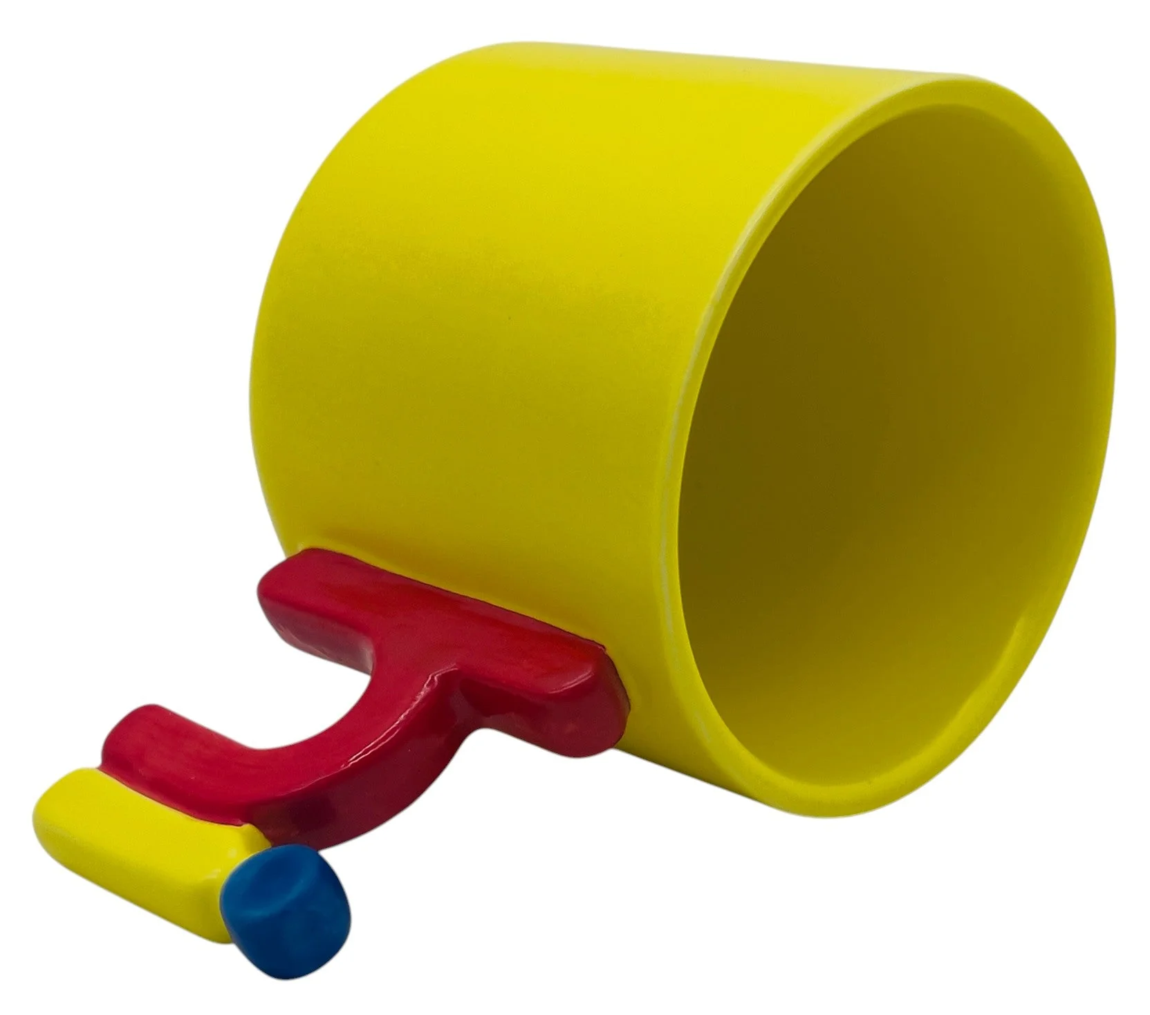 AKDC Ceramic Hi Mug – Bright Yellow Ceramic Coffee Mug, 300ml - Image 2