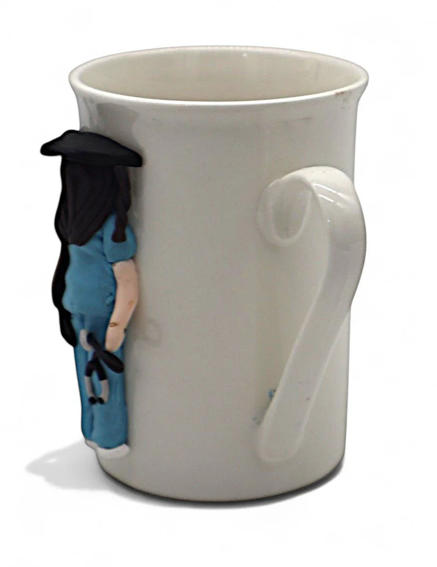 AKDC Ceramic Mug in White with Student-Themed Print – 200ml Academic Edition - Image 2