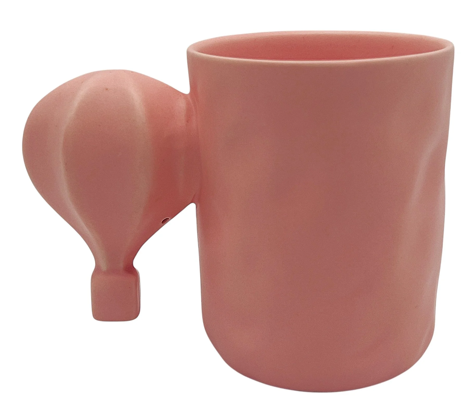 AKDC Ceramic Mug – Light Pink Ceramic Mug, 400ml Large Size