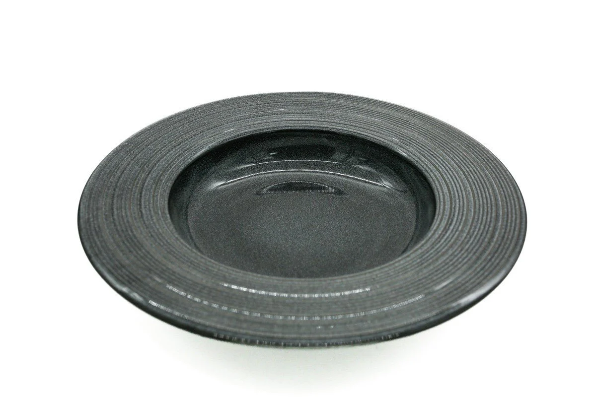 AKDC-Ceramic Plate 24.8cm Black