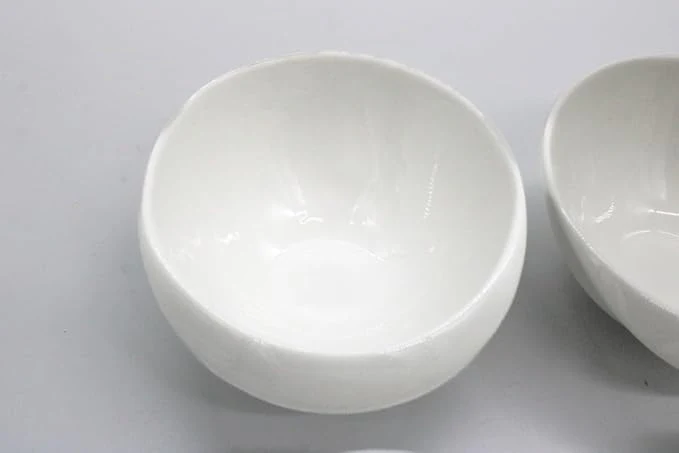 AKDC Ceramic shallow Bowl 5inch set of 4 White - Image 2