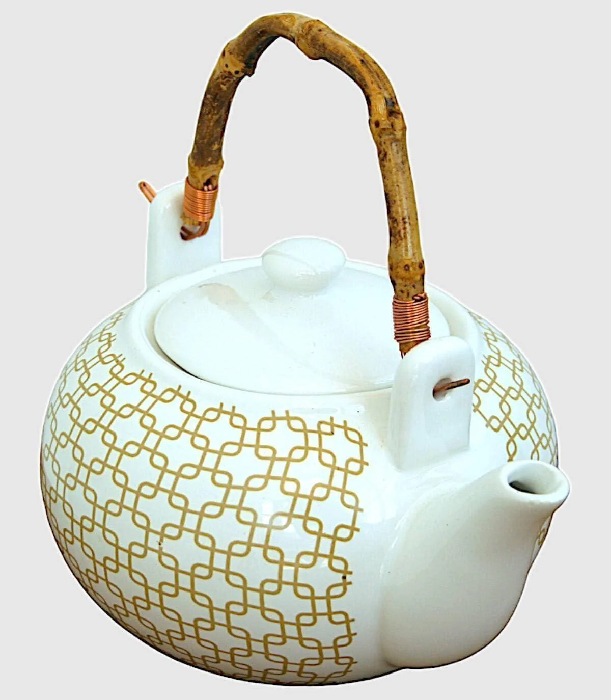 AKDC Ceramic Tea Pot With Lid-700ml