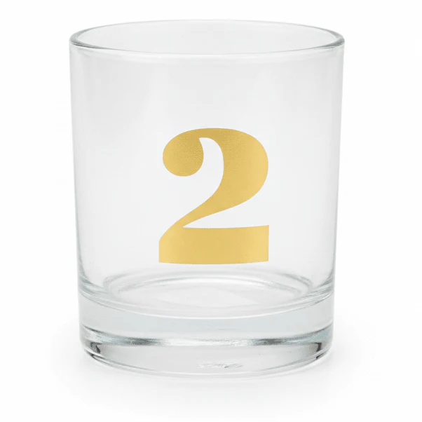 AKDC Classic Clear Glass Tumbler Strong and Durable for Daily Drinking Use 300ml