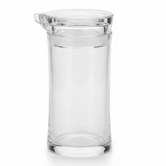 AKDC Clear Acrylic Oil Dispenser for Kitchen Cooking Oil Storage 280 ml