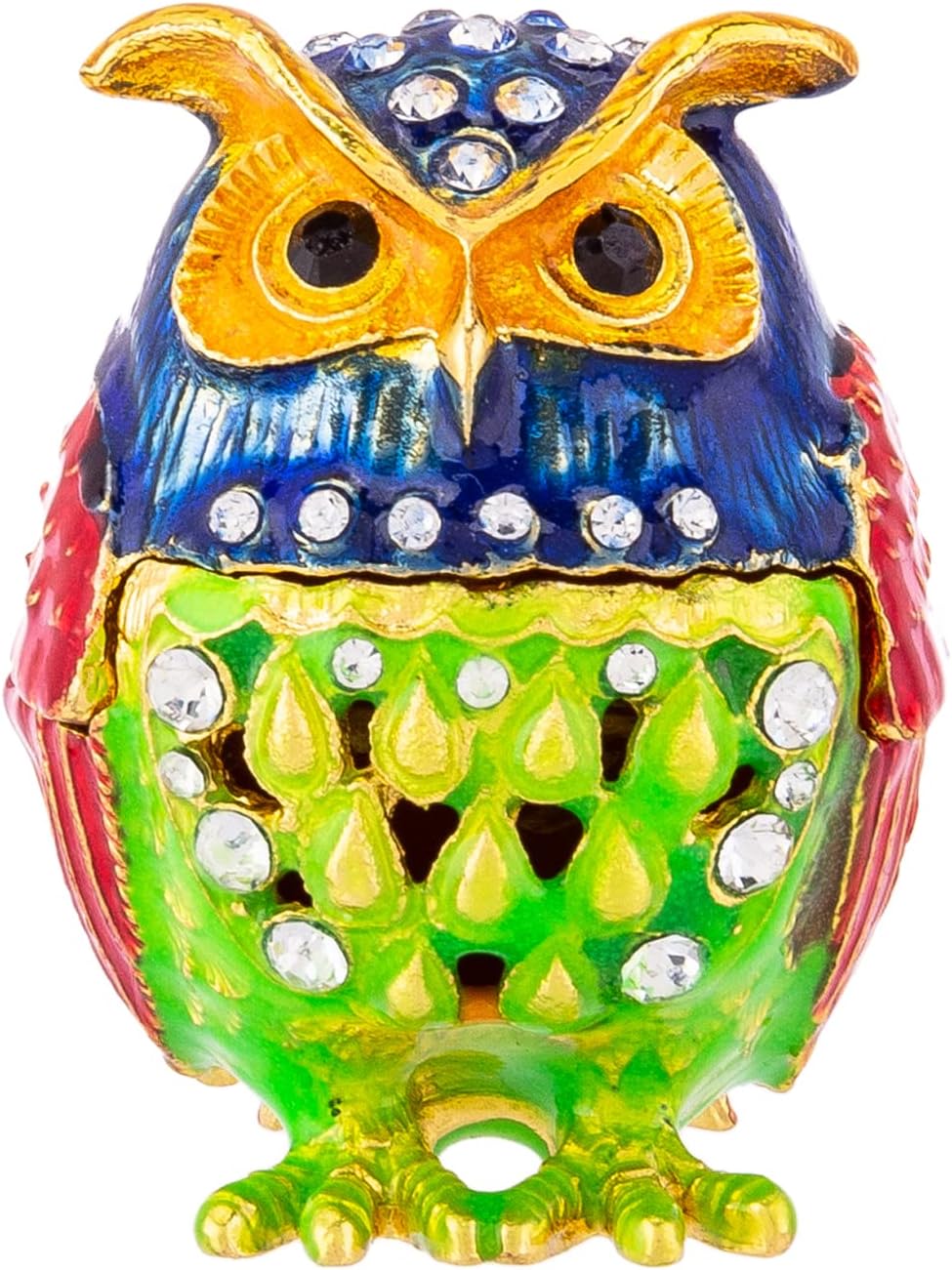 AKDC D‚cor Owl Box 4Cm X 4Cm X 5Cm Multi-Colour
