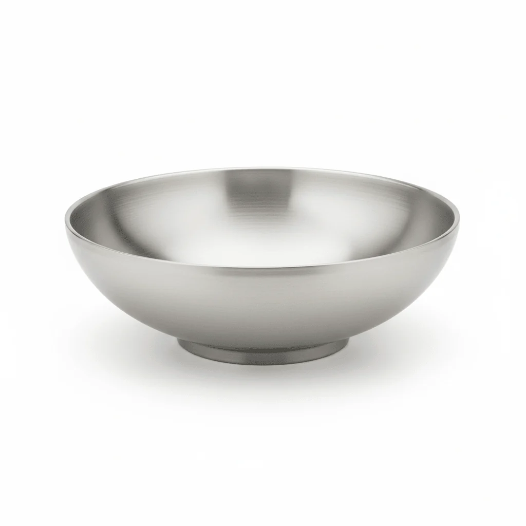 AKDC Double Wall Steel Fruit Bowl – 24cm × 7cm
