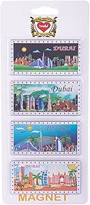 AKDC Dubai Magnet 4Pcs Multi-colorM050