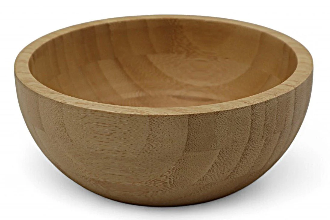 AKDC Eco-Friendly Bamboo Bowl – 14.5×6 cm, Lightweight and Stylish