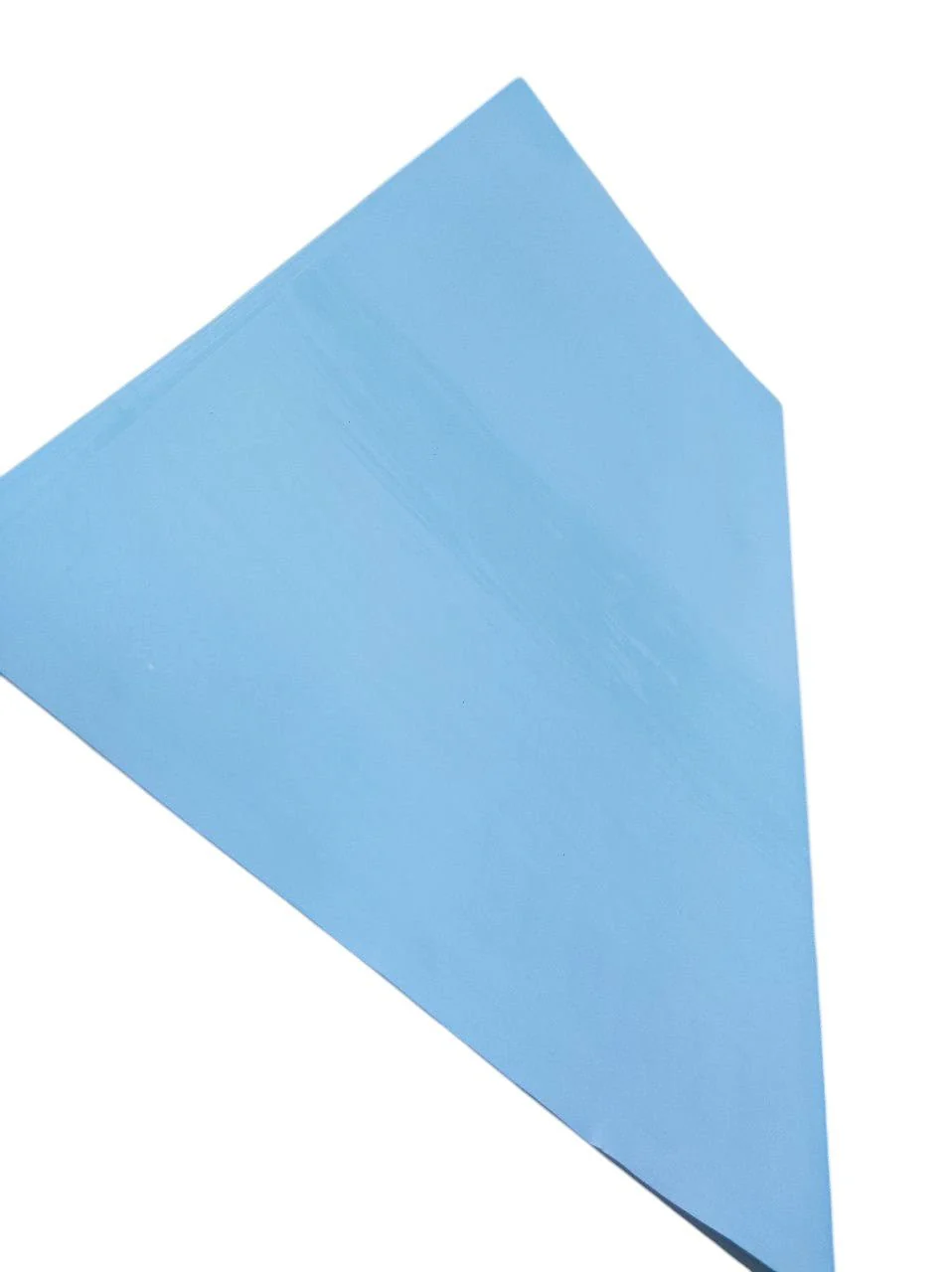 AKDC Gift Wrapping Plastic Cover, Floral Bouquet Cover, Flat Sheet, Gift Packaging Wrap, Bulk Packing Cover for Event and Party Supplies DIY Gift 20 Sheets-57.5cmX58cm (Blue)