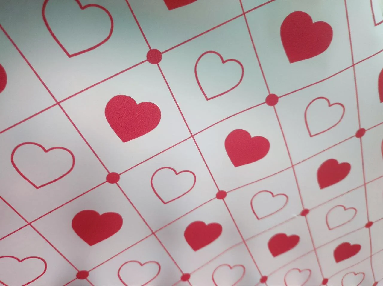 AKDC Gift Wrapping Plastic Cover Heart Shape Print Floral Bouquet Flat Sheet, Gift Packaging Wrap, Bulk Packing Cover for Event and Party Supplies DIY Gift 20 Sheets-57.5cmX58cm - Image 2