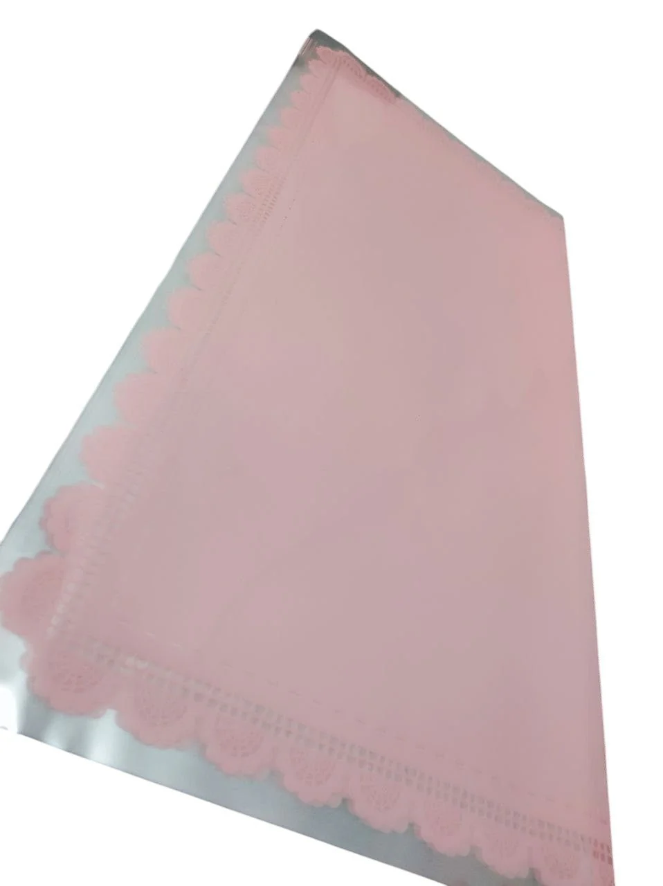 AKDC Gift Wrapping Plastic Cover Floral Bouquet Flat Sheet, Gift Packaging Wrap, Bulk Packing Cover for Event and Party Supplies DIY Gift 20 Sheets-57.5cmX58cm-Pink