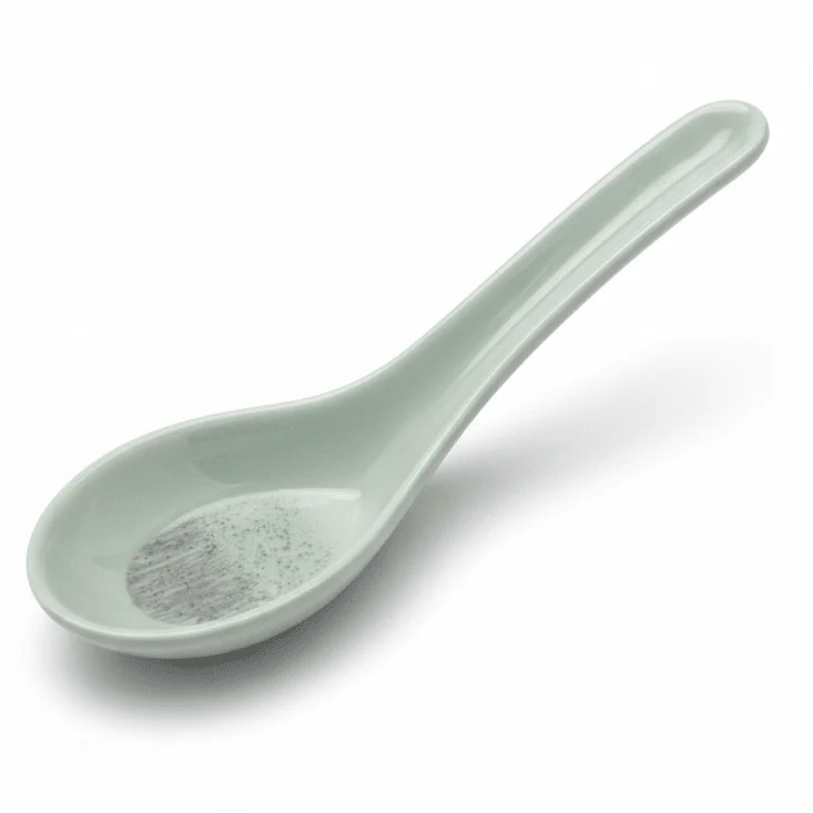 AKDC Green Black Crackle Finish Melamine Spoon Lightweight and Reusable Serving Spoon – 13.5 cm