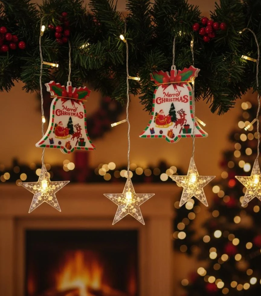 AKDC LED Christmas Light Décor – Warm Glow Festive Decoration Piece for Holiday Parties & Home Ambiance