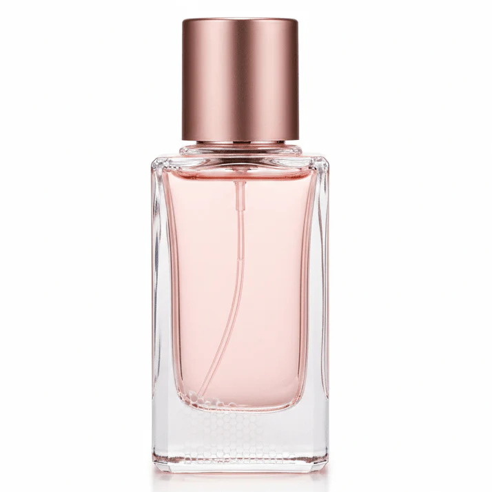 AKDC light tinted pink 30ml glass perfume bottle aesthetic luxury refillable fragrance container gift item
