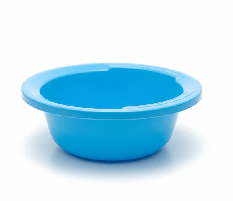 AKDC Medium Plastic Round Bowl – 20 cm (Assorted Colors)
