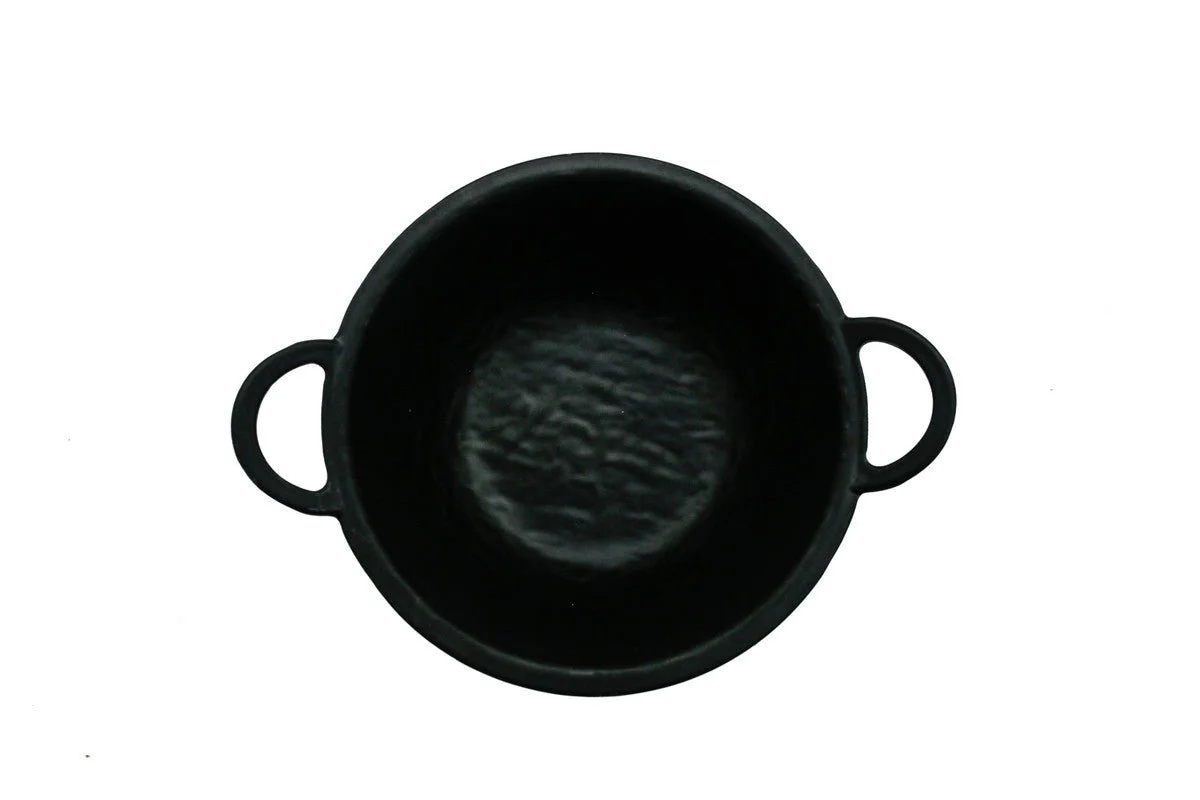AKDC-Melamine Deep Kadai 20.3cm Mat Black - Image 2