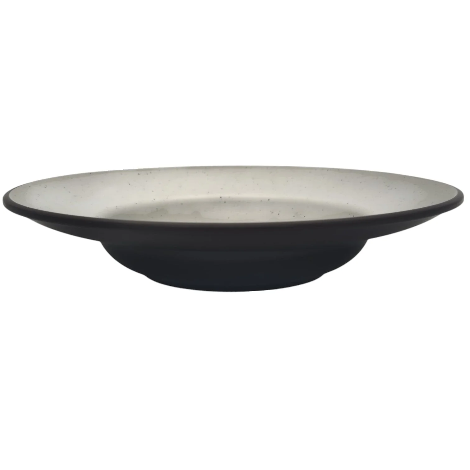 AKDC Melamine Deep Plate Durable-27cmXcm-Brown&White - Image 2