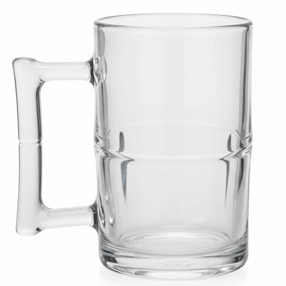 AKDC Multipurpose Glass Beer Mug with Elegant Handle – 400 ml