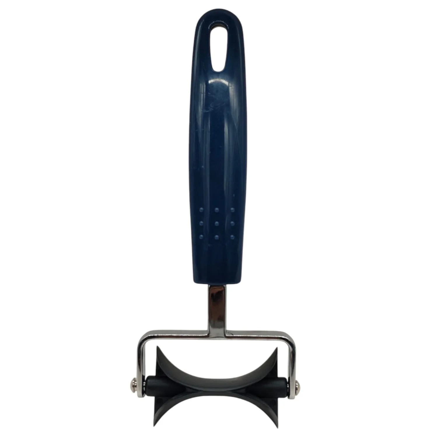 AKDC Pastry Nylon Roller With Stainless Steel Plastic Handle-19cmX8cm-Blue&Black