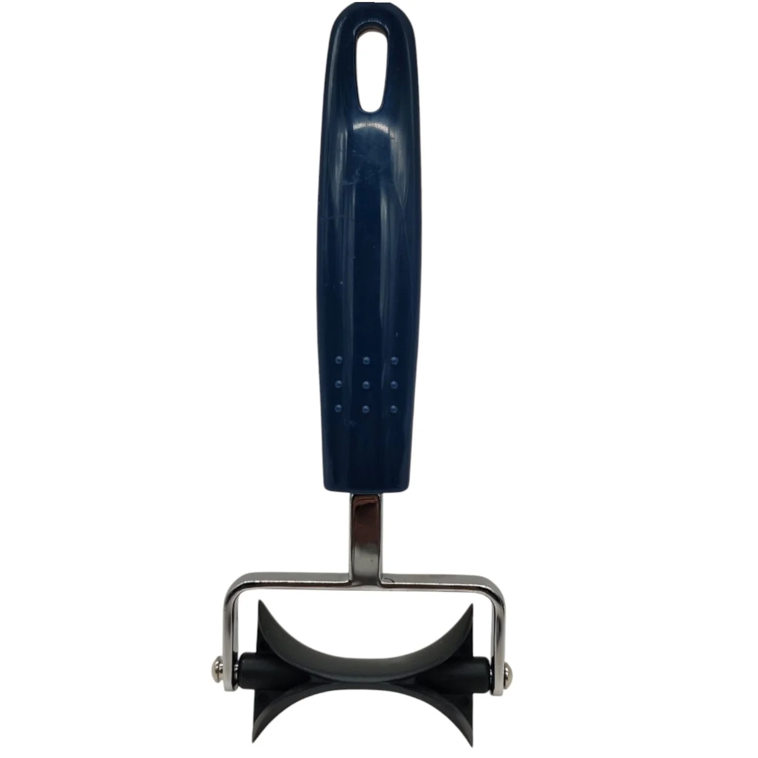 AKDC Pastry Nylon Roller With Stainless Steel Plastic Handle-19cmX8cm-Blue&Black - Image 4
