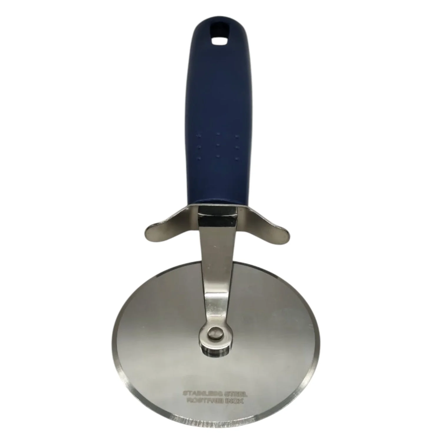 AKDC Pizza Cutter Stainless Steel Blade With Plastic Handle-20cmX7cm-Blue&Steel