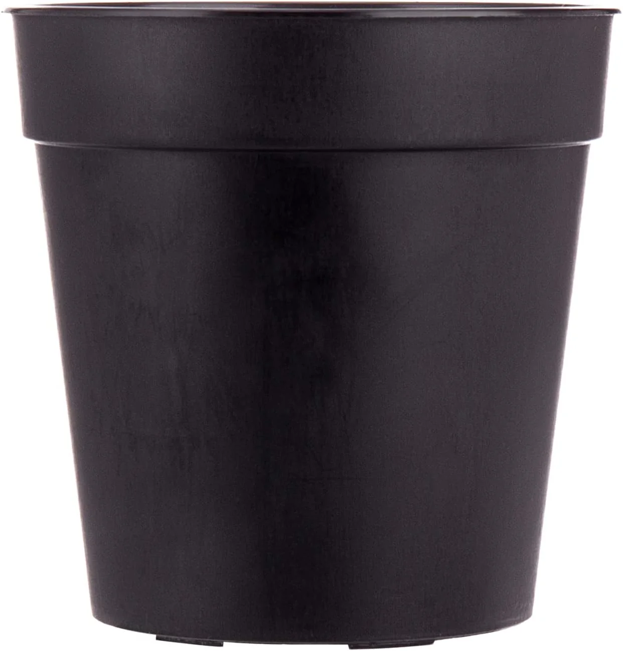 AKDC Planter Pot Grovel 16CMX16CMX12CM Black Color