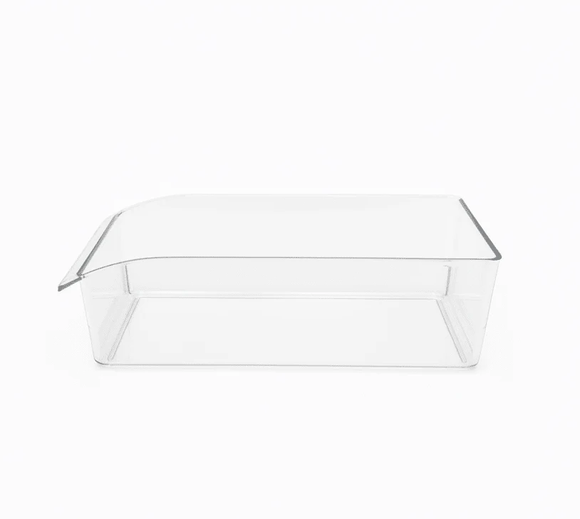 AKDC Plastic Clear Storage Bin 31cmX15cmX9.2cm-Transparent