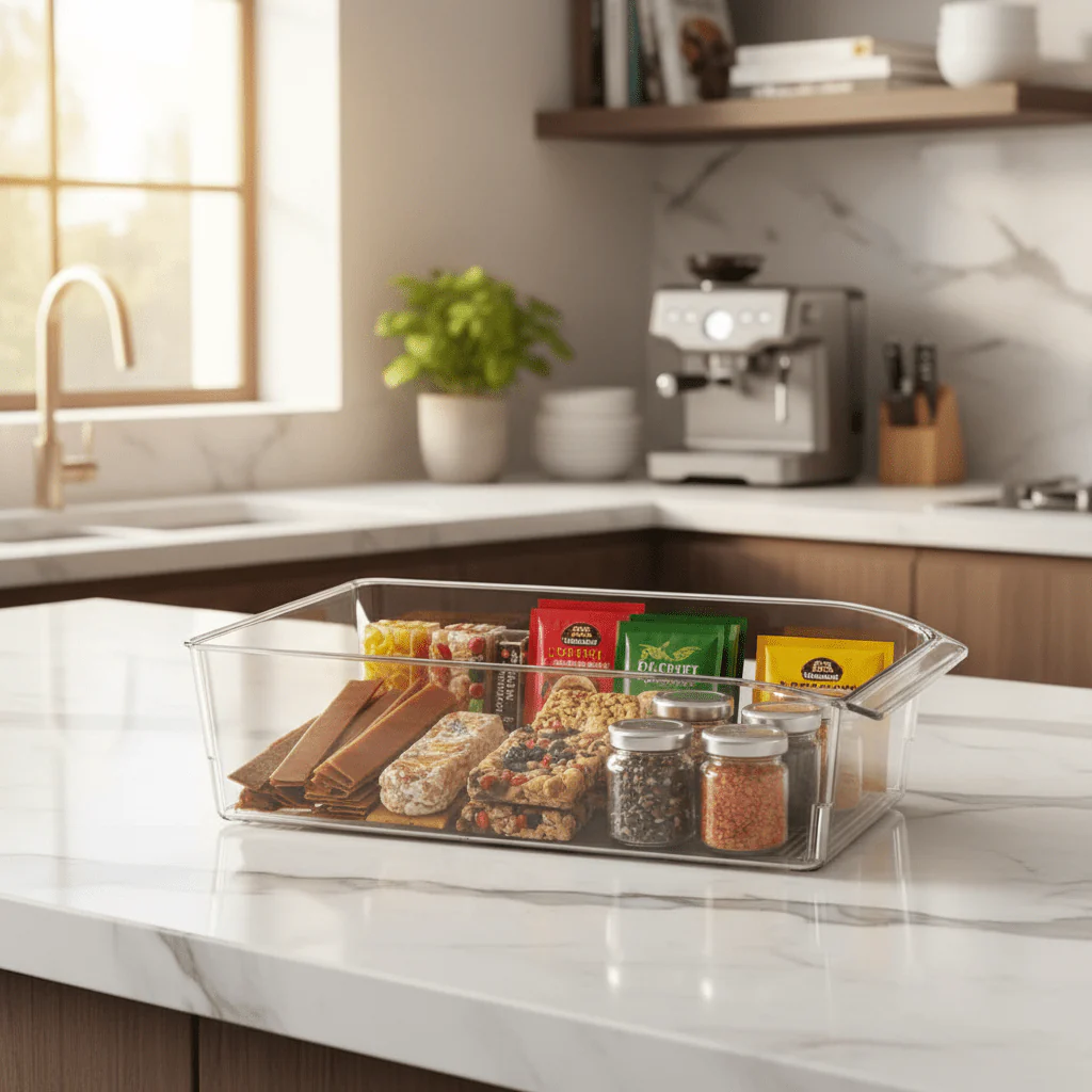 AKDC Plastic Storage Box 37cmX20cmX11.2cm-Transparent - Image 2