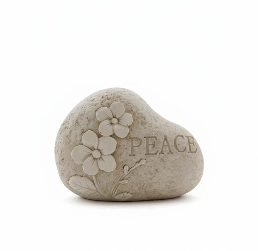 AKDC POP “PEACE” Letter Paperweight – Calming Inspirational Desk Décor 9 cm