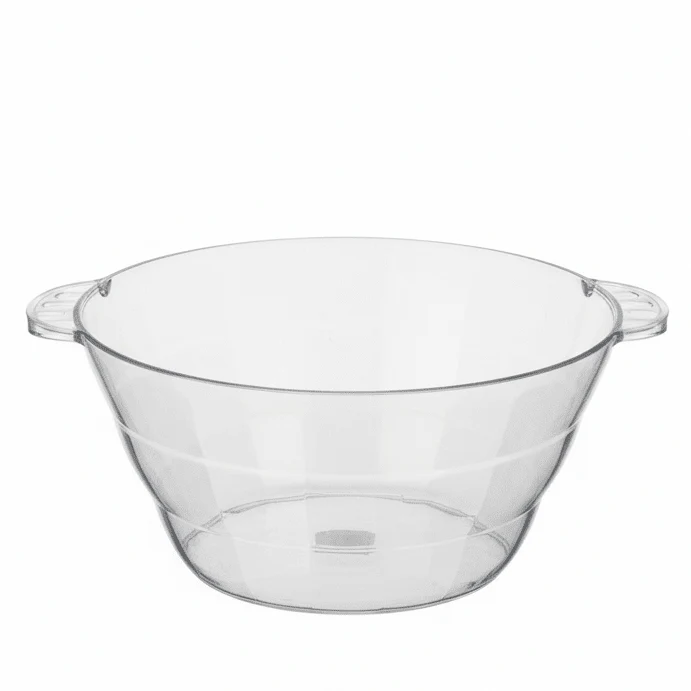 AKDC Premium Large Capacity Clear Acrylic Ice Bucket for Parties, Bars and Events – Durable Transparent Design 28 × 39 × 24 cm