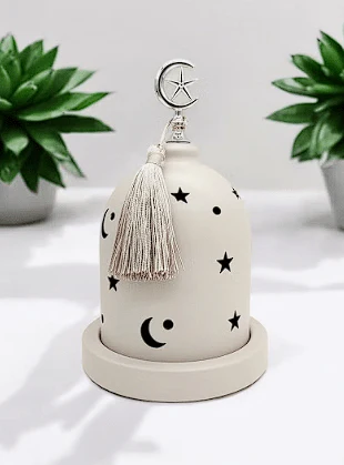 AKDCÂ Ramadan Kareem Dacoration Metal Incense Burner 20cm